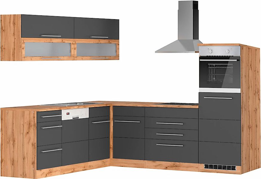 HELD MÖBEL Winkelküche "Wien", Stellbreite 220 x 250 cm, wahlweise mit E-Ge günstig online kaufen
