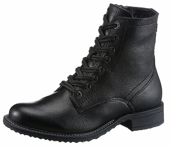 Tamaris Schnürstiefelette, Blockabsatz, Schnürboots, Busisnessschuh im günstig online kaufen