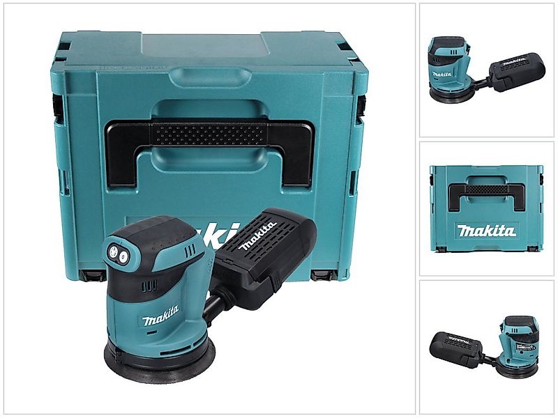 Makita Exzenterschleifer DBO 180 ZJ Akku Exzenterschleifer 18 V 125 mm + Ma günstig online kaufen