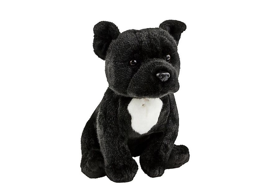 Teddys Rothenburg Kuscheltier Pitbull 30 cm schwarz Hund American Staffords günstig online kaufen
