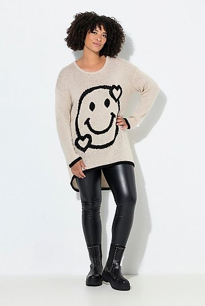 Angel of Style Strickpullover Pullover A-Linie Smiley Saum hinten länger günstig online kaufen