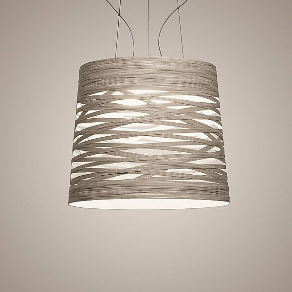Foscarini Tress grande LED-Hängeleuchte, greige günstig online kaufen