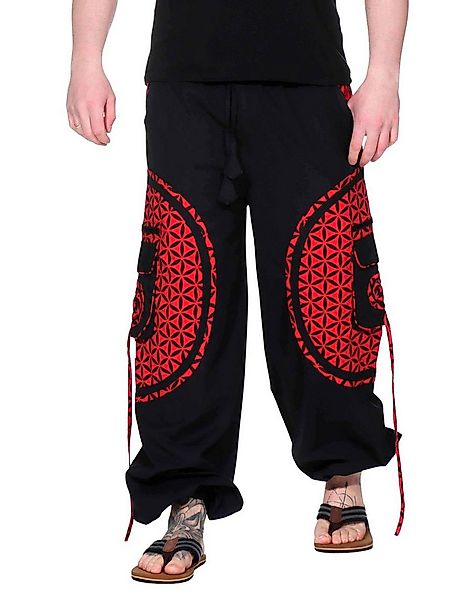 KUNST UND MAGIE Haremshose KUNST&MAGIE trendige Baggyhose bunte Lebensblume günstig online kaufen