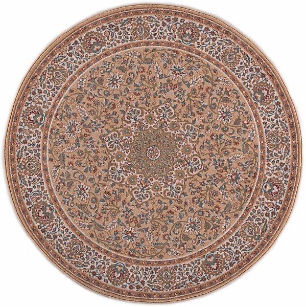 THEKO Wollteppich »Dolna - 859«, rund, 10 mm Höhe, Kurzflor, reine Wolle, O günstig online kaufen