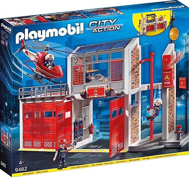 Playmobil® Große Feuerwache (9462), My Action Heroes Konstruktions-Spielset günstig online kaufen