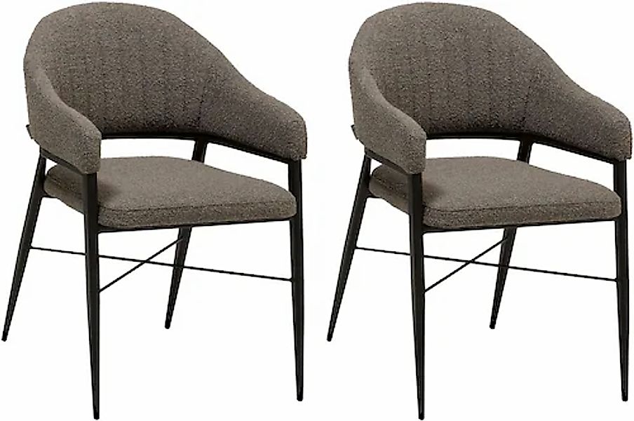 OMG Design Armlehnstuhl »Roma«, (Set), 2 St., Stoff, bequemer Esszimmerstuh günstig online kaufen