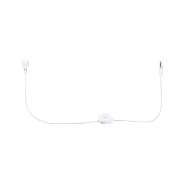 Paulmann Einspeisung-Kabel URail mit Schalter 2,4 m Signalweiß günstig online kaufen