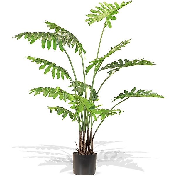 Grüner Baum-Philodendron Kunstpflanze 130 cm günstig online kaufen