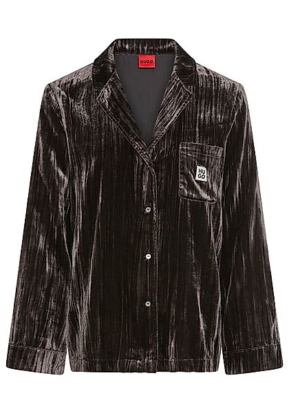 HUGO Underwear Pyjamaoberteil "Velvet", Schlafshirt, relaxed fit, leicht gl günstig online kaufen