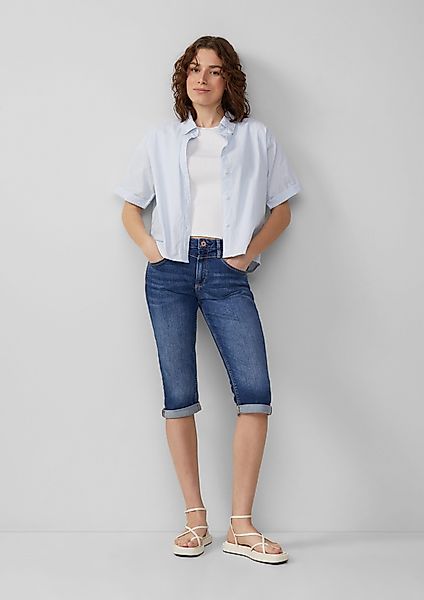 QS 3/4-Hose Jeans Catie / Slim günstig online kaufen