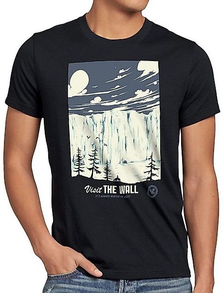 style3 T-Shirt Die Mauer snow nachtwache jon winterfell schnee game of thro günstig online kaufen