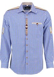 OS Trachten Trachtenhemd TH-0215 Stickerei Krempelarm günstig online kaufen