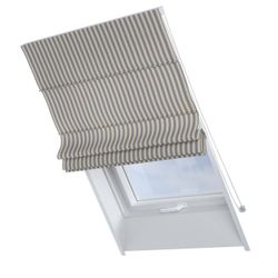 Dekoria Dachfenster-Raffrollo Rimini, marinenblau-ecru , 50 x 60 cm günstig online kaufen