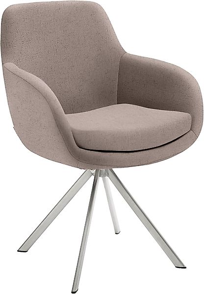 Musterring Esszimmerstuhl "Tavia" (Set) 2 Stk. Flachgewebe Stativgestell Ed günstig online kaufen