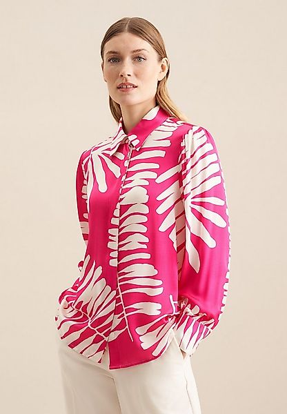 seidensticker Hemdbluse Schwarze Rose 1/1 Kragen Blätter günstig online kaufen