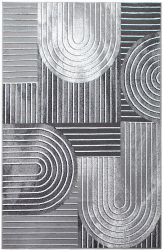 my home Teppich "Lysandra" rechteckig 8 mm Höhe 3D-Effekt, softer Kurzflor, günstig online kaufen