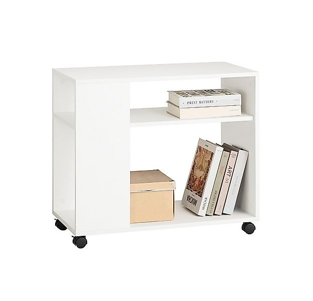 SoBuy Beistellwagen FBT34, Bücherregal, mit Rollen, Wohnzimmer, Schlafzimme günstig online kaufen