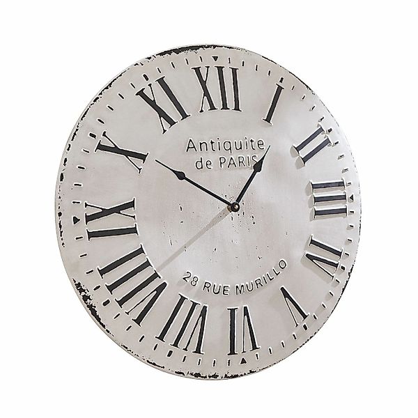 Mirabeau Wanduhr Uhr Rue Murillo antikweiß/schwarz günstig online kaufen
