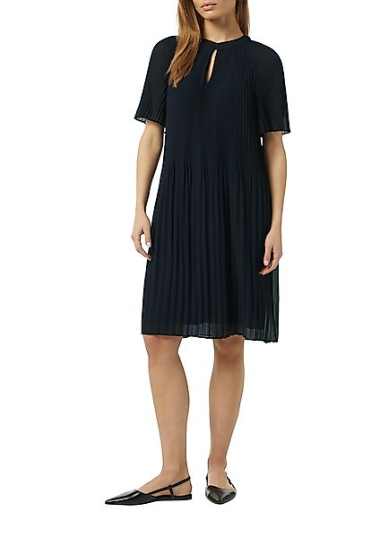 Comma Midikleid aus Chiffon, mit Plissee-Falten günstig online kaufen