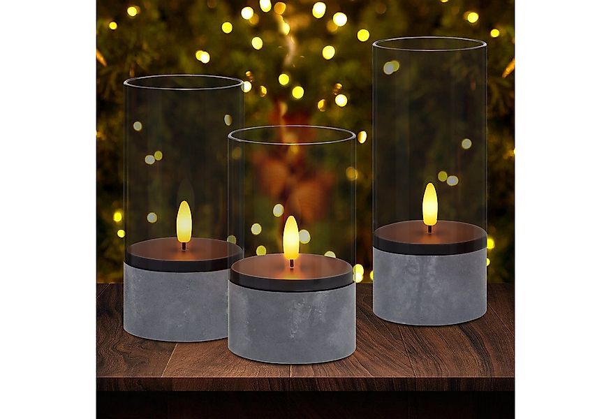 kisidus LED-Kerze LED Weihnachten Kerzen Flammenlose LED Kerzen (realistisc günstig online kaufen