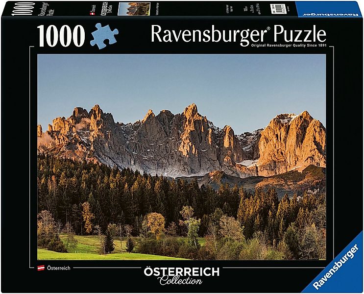 Ravensburger Puzzle Österreich Collection, Farbenpracht am Wilden Kaiser, 1 günstig online kaufen