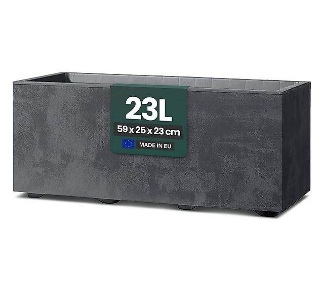 Kreher Blumenkasten Millennium in Naturstein Optik verschiedenen Ausführung günstig online kaufen