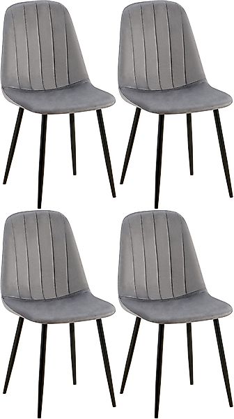 CLP Esszimmerstuhl Baxter (4er Set), gesteppter günstig online kaufen