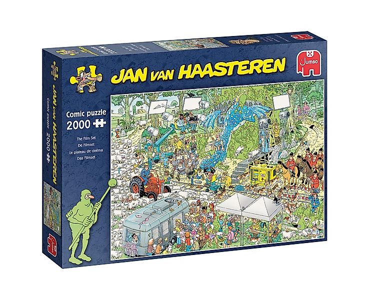 Jan van Haasteren Puzzle Jan van Haasteren Das Filmset 2000 Teile Puzzle, 2 günstig online kaufen