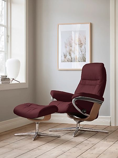 Stressless "Sunrise" mit Cross Base, Größe S, M & L, Holzakzent Eiche günstig online kaufen