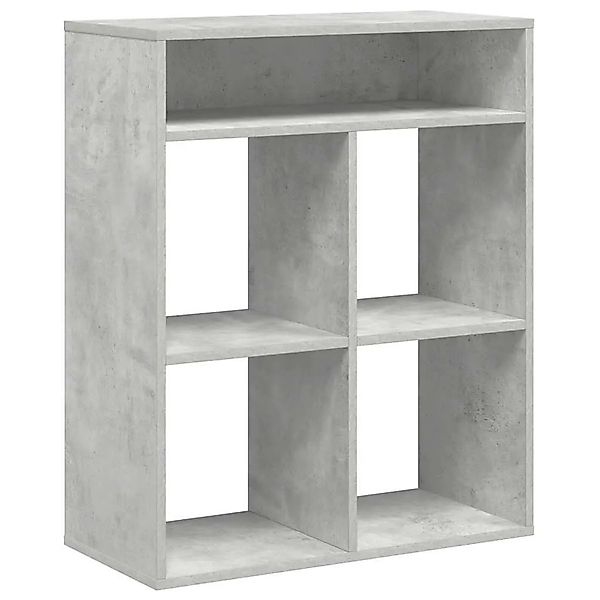 vidaXL Bücherregal Betongrau 66x31x80 cm Holzwerkstoff 860295 günstig online kaufen