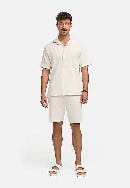 Indicode Sweatshorts INLino Set aus hochwertigem Seersucker-Jersey günstig online kaufen