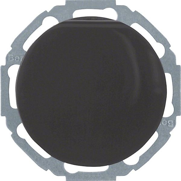 Berker SCHUKO-Steckdose sw/gl m. Klappdeckel 47442045 - 47442045 günstig online kaufen