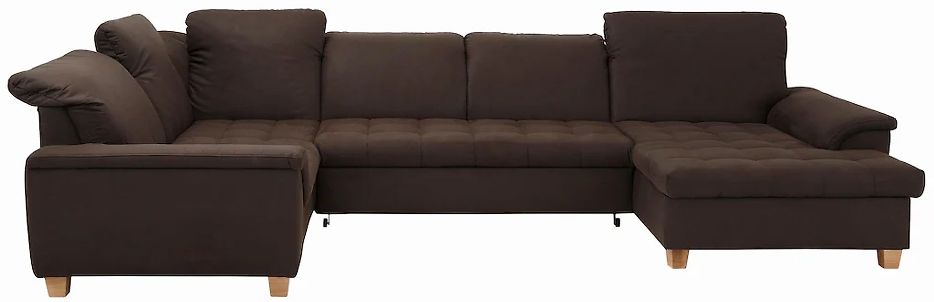 Home affaire Wohnlandschaft "Lyla U-Form" wahlweise mit Rückenfunktion und günstig online kaufen