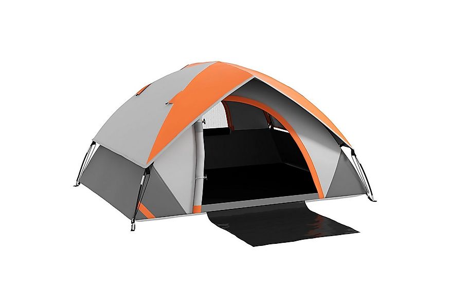 Outsunny Kuppelzelt mit Tür&Fenster, Packtasche, Personen: 2 (Campingzelt f günstig online kaufen