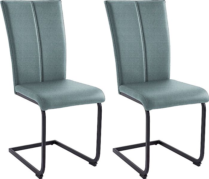 Home affaire Freischwinger "Nils" (Set) 2 Stk. Struktur grob  Strukturstoff günstig online kaufen