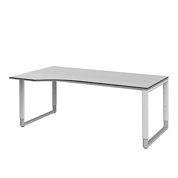 Höhenverstellbarer Schreibtisch in Weiß 180 cm günstig online kaufen