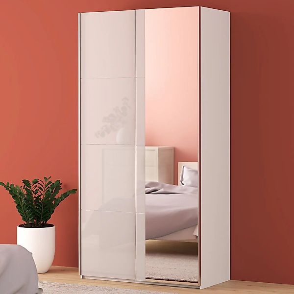 FORTE Schwebetürenschrank, Höhe 2,35 mtr, stehende Montage, Spiegel günstig online kaufen