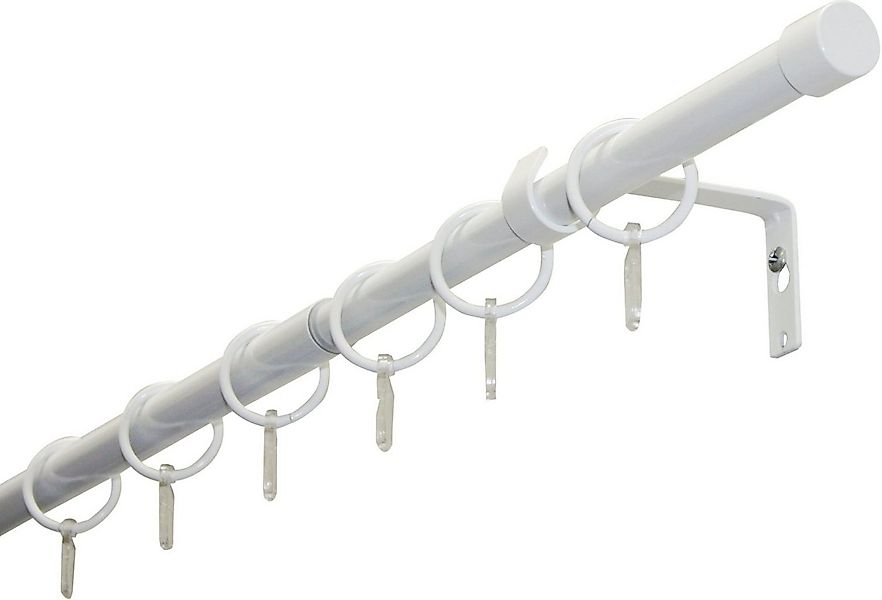GARDINIA Gardinenstange Set Metall, Ø 19 mm, 1-läufig, ausziehbar, verschra günstig online kaufen