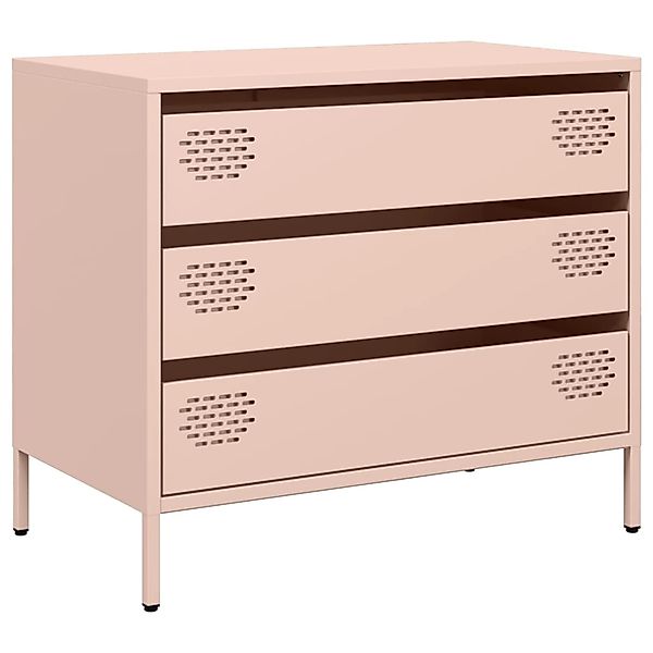 vidaXL Sideboard Rosa 68x39x58,5 cm Kaltgewalzter Stahl 851293 günstig online kaufen