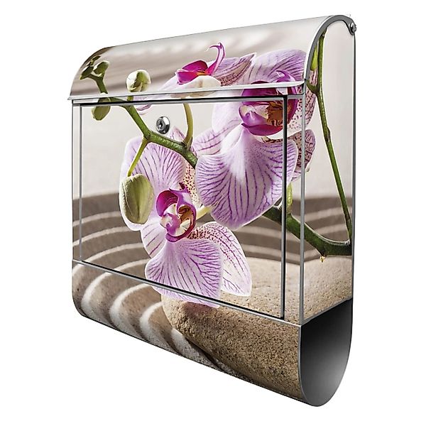 Banjado Design Briefkasten Silber Pulverbeschichtet 39x47x14cm 2 Schlüssel günstig online kaufen