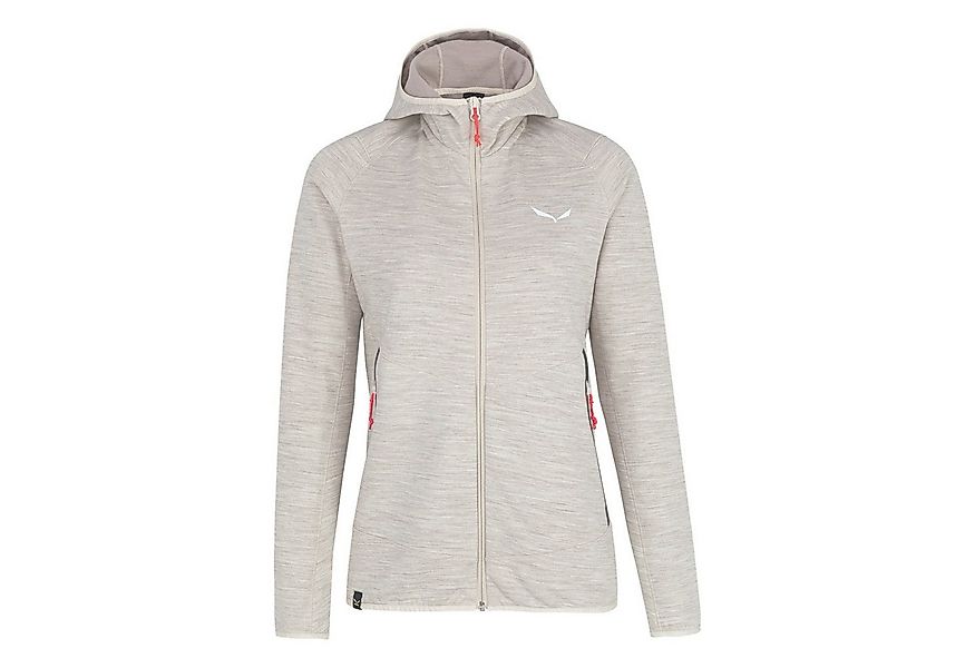 Salewa Fleecejacke Nuvolo Alpinewool mit Kapuze (4-Wege-Stretch, warm, atmu günstig online kaufen