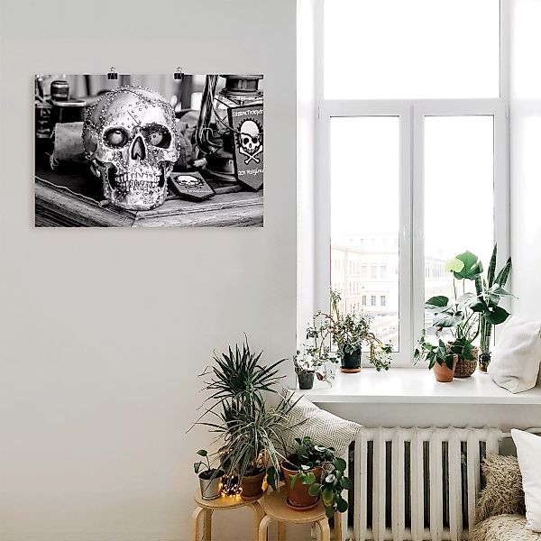 Artland Wandbild "Totenkopf", klassische Fantasie, (1 St.) günstig online kaufen