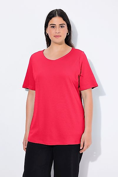 Ulla Popken T-Shirt Shirt doppellagige Vorderseite günstig online kaufen