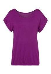 Vivance Kurzarmshirt mit Gummizug im Bund günstig online kaufen