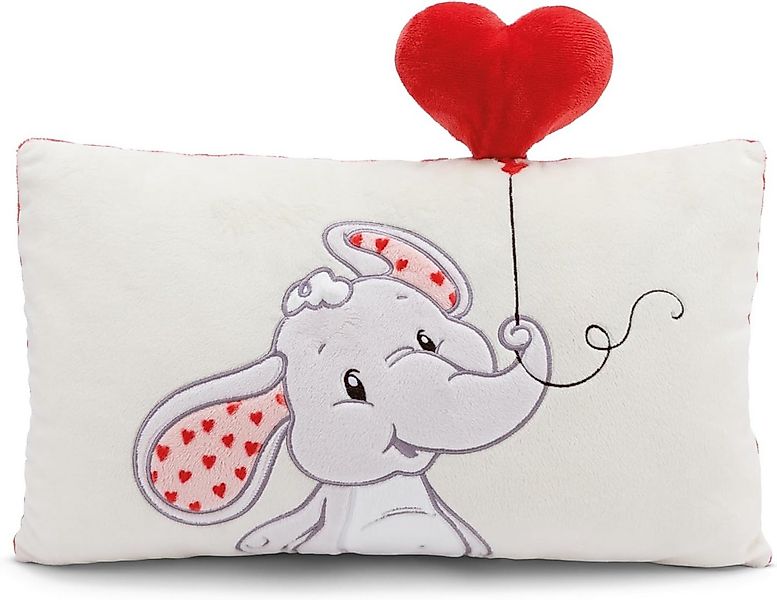 Nici Kopfkissen 61490 - Love Elefant, 43, x 25 cm, beige günstig online kaufen