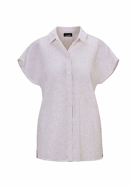 GOLDNER Hemdbluse "Kurzgröße Ausbrenner Bluse" Knöpfe günstig online kaufen
