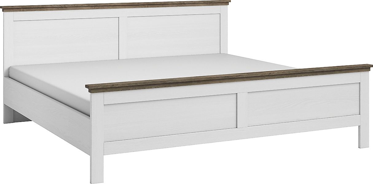 Home affaire Bettgestell Evora, Landhausstil, Doppelbett, günstig online kaufen