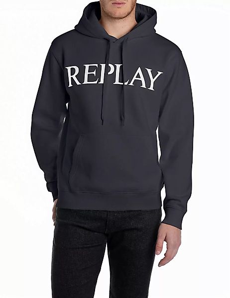 Replay Kapuzensweatshirt, mit großem Markenprint vorn günstig online kaufen