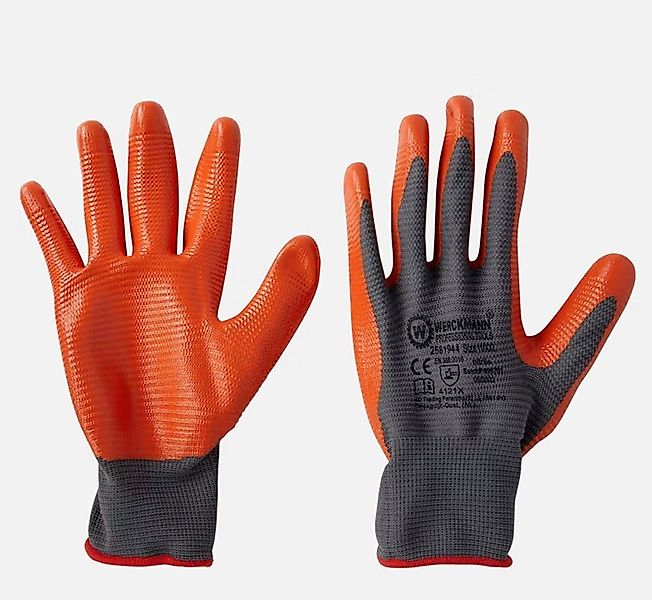 Spectrum Arbeitshandschuhe Arbeitshandschuhe 10er Pack Nitrile günstig online kaufen