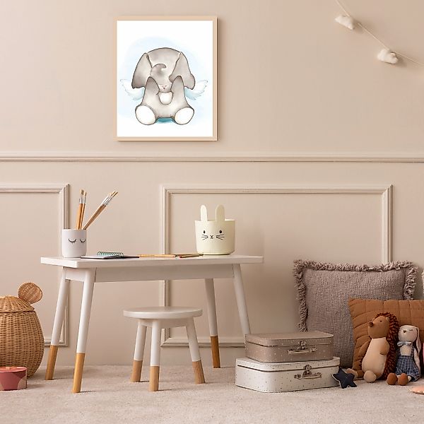 Lüttenhütt Bild mit Rahmen "Elefant mit Flügeln", Fantasy-Elefant-Tiere, (1 günstig online kaufen